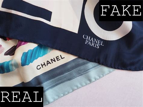 fake vs real chanel scarf|authentic chanel counterfeit.